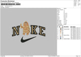 Nike Monster 003 Embroidery File 6 sizes