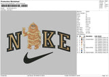 Nike Monster 003 Embroidery File 6 sizes