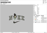 Nike Mulan Embroidery File 4 size