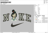 Nike Mulan Embroidery File 4 size