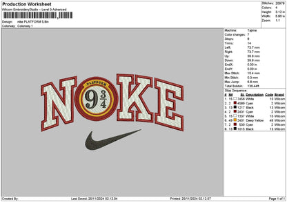 Platformcircle Embroidery File 6 sizes