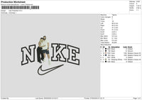 Nike Photoflat Embroidery File 6 sizes