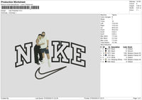 Nike Photoflat Embroidery File 6 sizes