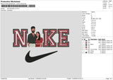 Nike Photoflat V2 Embroidery File 6 sizes