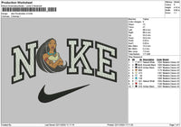 Nike Pocahontas02 Embroidery File 6 sizes