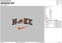 Nike Shoes Embroidery File 5 sizes