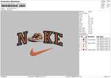 Nike Shoes Embroidery File 5 sizes