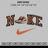 Nike Shoes Embroidery File 5 sizes