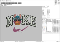 Nike Stitch Halloween Embroidery File 5 sizes