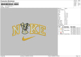 Nike Dog Boy Embroidery File 6 sizes