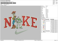 Nike Ts 1412 Embroidery File 6 sizes