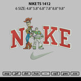 Nike Ts 1412 Embroidery File 6 sizes