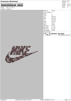 Nike Lv 1C Embroidery File 4 size