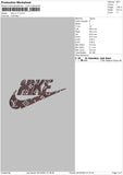 Nike Lv 1C Embroidery File 4 size
