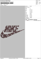 Nike Lv 1C Embroidery File 4 size