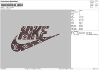 Nike Lv 1C Embroidery File 4 size
