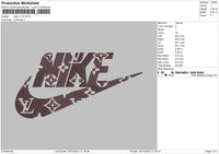 Nike Lv 1C Embroidery File 4 size