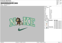 Nike Slinky Embroidery File 6 sizes