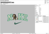 Nike Slinky Embroidery File 6 sizes