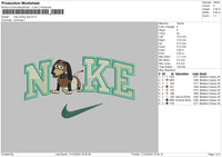Nike Slinky Embroidery File 6 sizes
