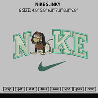 Nike Slinky Embroidery File 6 sizes