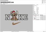 Nike Stitch Xmas Embroidery File 4 size