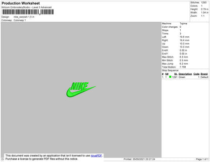 Nike + Swoosh