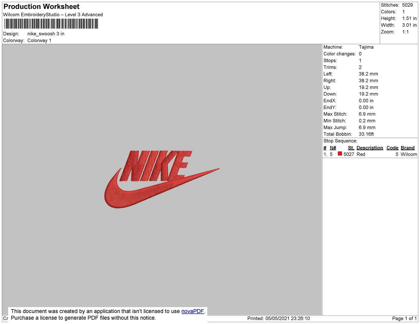 Nike + Swoosh