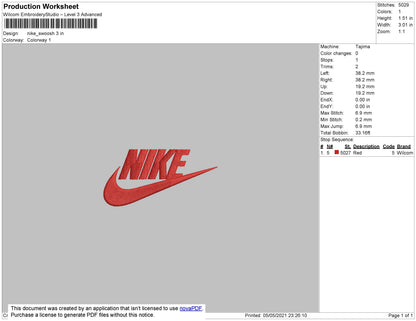 Nike + Swoosh