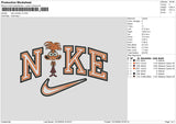 Nike Anxiety V3 Embroidery File 6 sizes