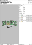 Nike Baby Yoda 003 Embroidery File 6 sizes