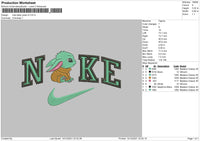 Nike Baby Yoda Embroidery File 4 size