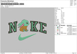 Nike Baby Yoda Embroidery File 4 size