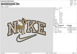 Nike Bambi V2 Embroidery File 6 sizes