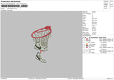 Nike Basket Embroidery File 4 sizes