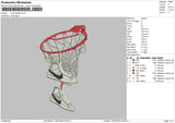 Nike Basket Embroidery File 4 sizes