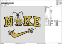 Nike Bee 1012 Embroidery File 6 sizes