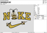 Nike Bee 1012 Embroidery File 6 sizes