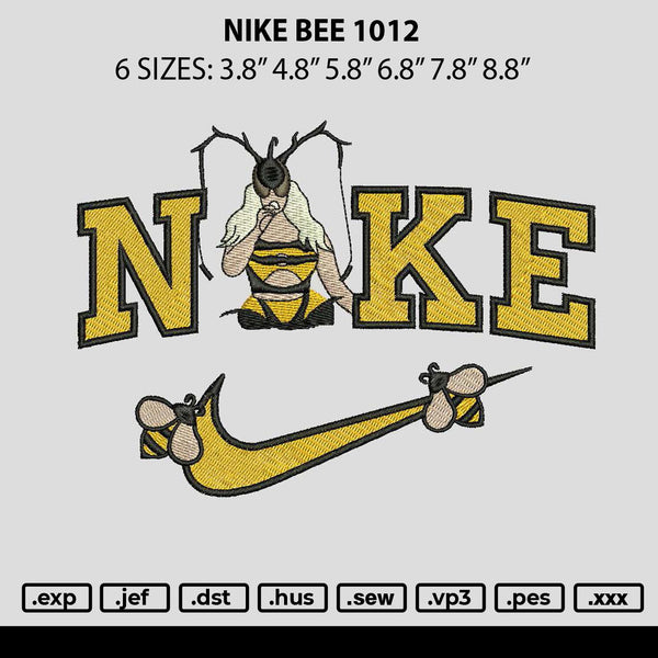 Nike Bee 1012 Embroidery File 6 sizes
