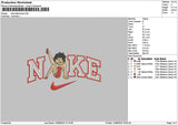 Nike Betty 1408 Embroidery File 6 sizes