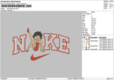Nike Betty 1408 Embroidery File 6 sizes