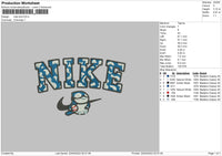 Nike Bird Embroidery File 4 size