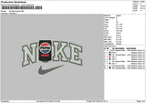 Nike Pepsi 0211 Embroidery File 6 sizes