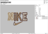Nike Block Embroidery File 4 size