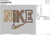 Nike Block Embroidery File 4 size