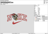 Nike Blossom V3 Embroidery File 6 sizes