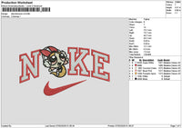 Nike Blossom V3 Embroidery File 6 sizes