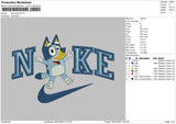 Nike Bluey Embroidery File 6 sizes