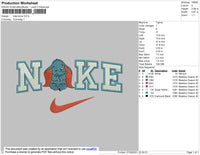 Nike Bona Embroidery File 4 size