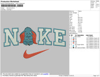 Nike Bona Embroidery File 4 size